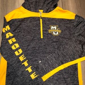 Marquette University Hooded Quarter Zip